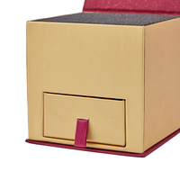 Boîtes à bijoux portables personnalisées les plus populaires avec couvercle magnétique, boîte cadeau pour bijoux avec logo en relief