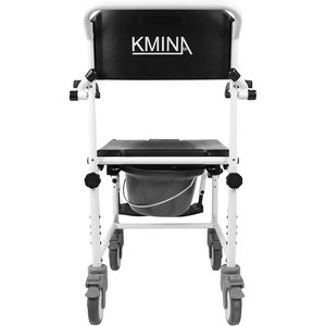 Alquiler Mensual - Silla de Ducha con Ruedas Negra KMINA - Product Image 6