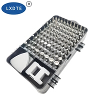 Jeu de tournevis de précision magnétique LXD 115-en-1 avec étui rigide, garantie OEM 1 an pour la réparation d'ordinateurs, de téléphones et d'appareils électroniques