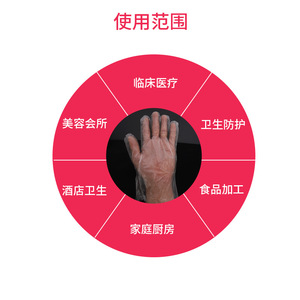 Gants d'examen médicaux jetables Kangmeiqi en vinyle non stériles, sans latex, texture intégrale, 500 pièces par boîte - Product Image 3