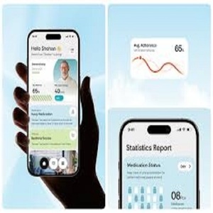 แพลตฟอร์มแอปพลิเคชันมือถือสำหรับการตรวจสอบสุขภาพผ่านอินเทอร์เน็ต รองรับการเชื่อมต่ออุปกรณ์สวมใส่ แจ้งเตือนแบบเรียลไทม์ จัดการข้อมูลสุขภาพ รองรับแอนดรอยด์และแมค - Product Image 4