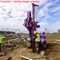 Machine de forage pour l'investigation des sols, avec tarière creuse, pour l'échantillonnage environnemental et les tests de sol
