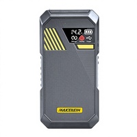 Démarreur de voiture portable 12V 2100mAh à démarrage à froid, avec charge inverse, courant de crête 1200A, charge USB-A, lumière LED, compatible multi-véhicules