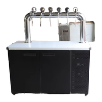 Fournisseur chinois Refroidisseur de bière en acier inoxydable personnalisé Fontaine à boire Keg Réfrigérateur avec tour de robinet