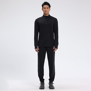 <span class=keywords><strong>Chándal</strong></span> deportivo con cremallera 1/4 para hombre, pantalones informales, traje de manga larga - Product Image 5
