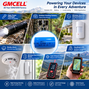 Batería personalizada CR15270 de 800mAh y 3V, baterías CR2, DLCR2, ELCR2 de LiMnO2 para cámara, telémetro, equipos de seguridad - Product Image 5
