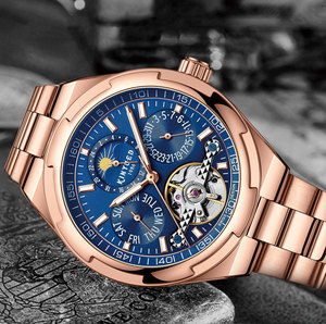 Relojes Mecánicos de Moda para Hombre, Reloj de Pulsera Automático de Negocios, Acero Inoxidable, Luminoso, de Diseño, Relojes para Hombre, Nuevo 2023 - Product Image 1