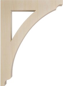 Corbeaux de conception moderne, supports en bois rustiques classiques, corbeaux en bois massif pour les intérieurs de maisons et de villas vintage, supports en bois - Product Image 6