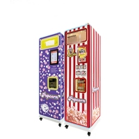 Distributeur automatique de pop-corn multi-saveurs au caramel frais miniature entièrement automatique de grande capacité Smart Street