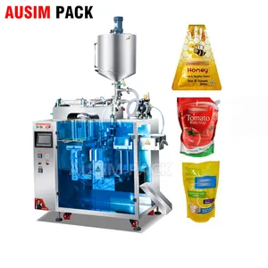 Prix d'usine bon marché Doypack Machine à emballer Gel Doypack pour machine à emballer liquide 300ml Machine de remplissage de pâte de tomate Doypack