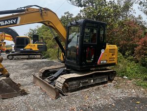 Sélection diversifiée Pelles sur chenilles SANY SY75C d'occasion Poids en ordre de marche de 7 tonnes Moteur de pompe CAT à godet 3M-Bon prix disponible - Product Image 2