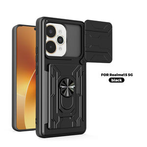 Funda Protectora para Teléfono con Ventana Deslizante para Tarjetas y Protección <span class=keywords><strong>de</strong></span> Lente para Realme 16 Pro 16 Pro+, Funda Resistente a Golpes - Product Image 4