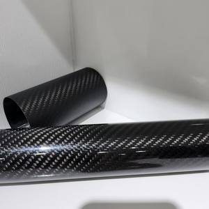High Modulus <b>Carbon</b> Fiber Round Tubes-Lightweight and Flexible Custom-Made Pipe Materials - Product Image 3