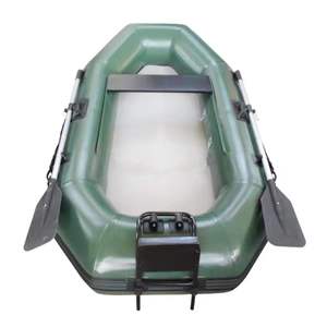 Bote Inflable Portátil para 3 Personas, Serie Raft, con Remos de Aluminio, Bote de Pesca, Bote Inflable Portátil para 3 Personas - Product Image 4