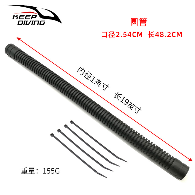 Diámetro 2,54 CM, longitud 48,2 CM