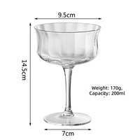 Flûtes à champagne en cristal sans plomb soufflé à la main, forme tulipe, ensemble de verres à vin personnalisés