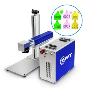 20W 30W 40w 50W 100W fiber CO2 laser marking machine suitable for tableware, kitchen knives, soup spoons, cutlery and bowls