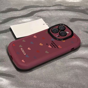 Custodia per schermo a forma di cuore da donna per <span class=keywords><strong>iPhone</strong></span> 13/14 Pro Max 15 per Huawei Honor 11 cellulari - Product Image 3