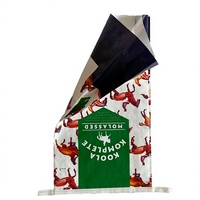 Sac d'emballage en BOPP laminé imprimé coloré de 20 kg pour aliments pour animaux, sac tissé en plastique de 25 kg pour l'alimentation du bétail et l'emballage d'engrais