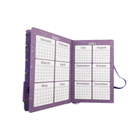 Papier-notes personnalisé pour ordinateur de bureau, joli couverture rigide de couleur, avec bande élastique