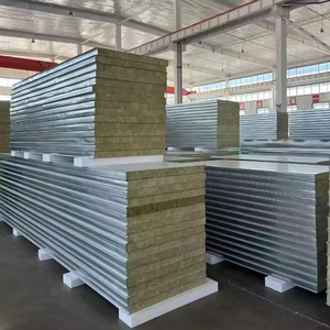 Panneaux muraux insonorisés et isolants PIR, toiture isolée, blocs sandwich en béton, coffrage en béton isolé (ICF), métal/acier, écologiques, résistants au feu, atelier - Product Image 4