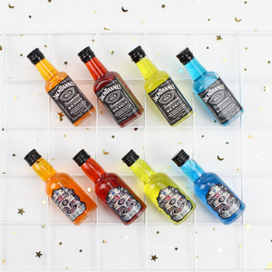 Miniature Replica Whiskey Bottle Cake Toppers Plastic Reusable For Birthday Father'S Day Decorations - Product Image 2