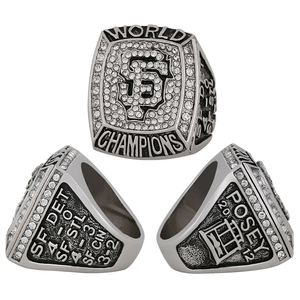 Anillo de campeonato de los Gigantes de San <span class=keywords><strong>Francisco</strong></span> 2012, anillo de moda deportivo de aleación Premium, anillo conmemorativo de momento de campeonato para siempre - Product Image 2