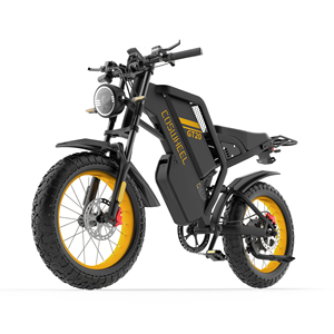 Vélo de montagne GT20 à pneus larges de 20 pouces avec moteur sans balais de 1000 W, cadre en aluminium amovible de 48 V, freins à disque hydrauliques - Product Image 2