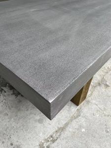 Chất Lượng Cao Cổ Phòng Khách Trung Tâm Bảng Bàn Cà Phê Vuông Bê Tông Lớp Gỗ Mộc Mạc OEM Odm Gỗ Vòng Bàn Cà Phê - Product Image 4