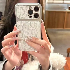 Housse <span class=keywords><strong>de</strong></span> téléphone personnalisée en cuir PU antichoc <span class=keywords><strong>de</strong></span> luxe pour iPhone - Product Image 4