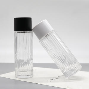 Botella de Spray Cuadrada Transparente de 150 ml, Botella Vacía de Vidrio Blanco Cristal para Perfumes y Cosméticos, con Clip y Caja - Product Image 4