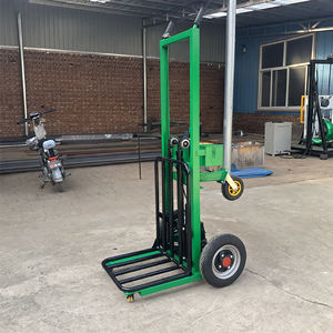 Truk dorongan tangan roda dua elektrik yang dapat disesuaikan dengan pengangkat hidrolik <span class=keywords><strong>Platform</strong></span> pengangkat beban roda besar untuk penggunaan di gudang oleh Tiger - Product Image 6