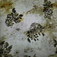 Tissu imprimé floral 100% polyester personnalisé, respirant, résistant aux plis, doux, fluide, effet lin, certifié GRS pour filles et femmes