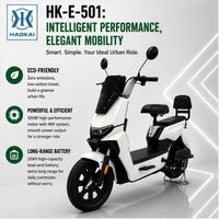Scooter électrique 48V 500W, sportif et agile, 35 km/h, pour la ville, les trajets quotidiens, E-Moped, pour les adultes