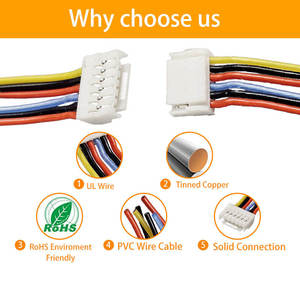สายเคเบิลประกอบพร้อมหัวต่อ JST GH 1.25 มม. แบบ 6 ขา 28 AWG ตัวผู้-ตัวเมีย ผลิตจากโรงงาน - Product Image 5