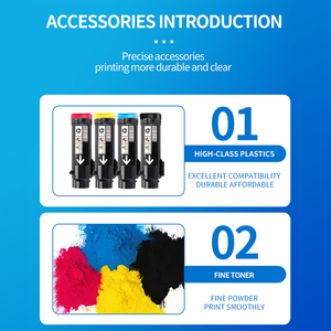 YuZhiQi Haute Qualité 106R03488 106R03493 106R03494 106R03495 Cartouche De <span class=keywords><strong>Toner</strong></span> Compatible pour <span class=keywords><strong>Xerox</strong></span> 6510 <span class=keywords><strong>6515</strong></span> Copieur <span class=keywords><strong>Toner</strong></span> - Product Image 6