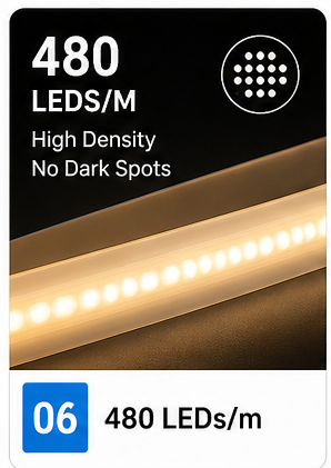 480LED 24V e 12V COB