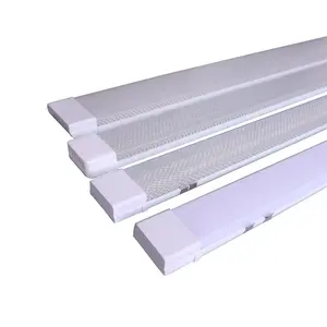 Skd material cri> 80 lúmen alto 90lm/w 10000k ic t8 batten tubo de ferro 48w 54w 2ft 4ft tubos de led