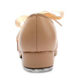 Scarpe da Tip Tap per Adulti, Tomaia in PU, Suola in Gomma, Fodera in Cotone, Suola Morbida, Comode Scarpe da Ballo Professionali per Esami e Spettacoli - Product Image 5