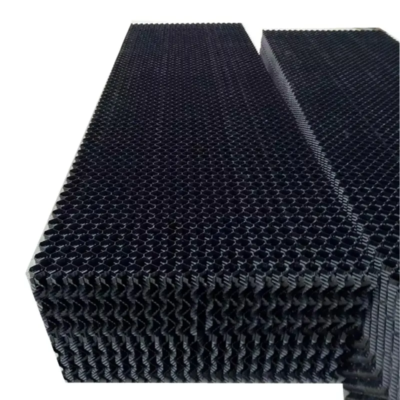 industrial water cooling tower fill, plastic evaporative cooling pad, honeycomb cooling pad