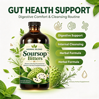 Service OEM Marque Blanche : Boisson Liquide Herbal Amère de Corossol, Complément Alimentaire pour la Santé Intestinale, Formule Personnalisée