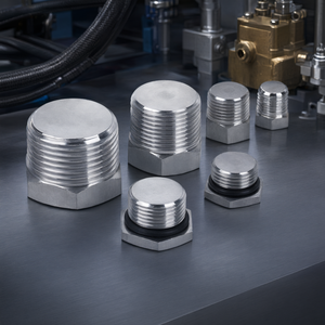 Tapón Hidráulico Hexagonal Exterior de Acero Inoxidable 304, Tapa de Sellado de Alta Presión para Sistema Hidráulico - Product Image 2