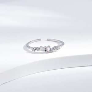 wholesale plata 925 silver <b>opal</b> butterfly kids summer <b>ring</b> fashion Rhodium Plated cute Everyday women marquise cut stone <b>rings</b> - Product Image 5