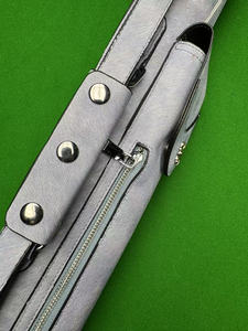 PU Leather Billiard Cue Case 4 Hole Pool Cue Bag Portable Shoulder Strap Storage Cover - Product Image 6