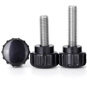 Stainless Steel Knurled Handle Screws M3 M4 M5 M6 M8 Round Head Hand Tightening Industrial Grade A Construction Use - Product Image 2