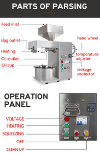 KXY-OP10 Screw <strong>Oil</strong> Presser/cotton Seed <strong>Oil</strong> Press Mill Machinery Soybean Cake <strong>Processing</strong> <strong>Equipment</strong> <strong>Oil</strong> Production Machine - Product Image 5