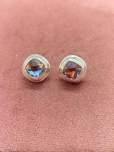 <b>Real</b> Quartz Jewelry Set 925 Sterling Silver Pendant and Earrings Natural <b>Crystal</b> Gemstone Jewelry for Women Custom Design - Product Image 4