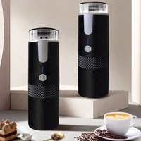 Cafetera Portátil Mini de Plástico con Alimentación USB de Alto Voltaje para Cápsulas Individuales, para Uso en Automóviles, Hoteles y Hogares, Color Negro 1