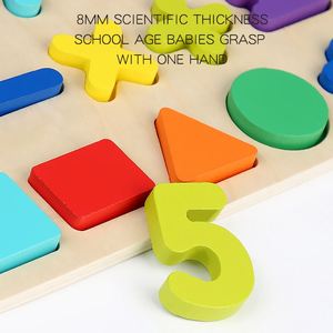 Juguetes Educativos de Aprendizaje para Niños y Niñas, Tablero de Letras y Números ABC de Madera Maciza Segura, Rompecabezas de Alfabeto para Niños Pequeños - Product Image 6