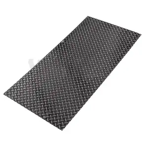 SS Sheet Aisi 304 Antislip Floor Stainless Steel Checkered Plate 201 316l Embossed Stainless Steel Checkered Coil Plate Sheet
